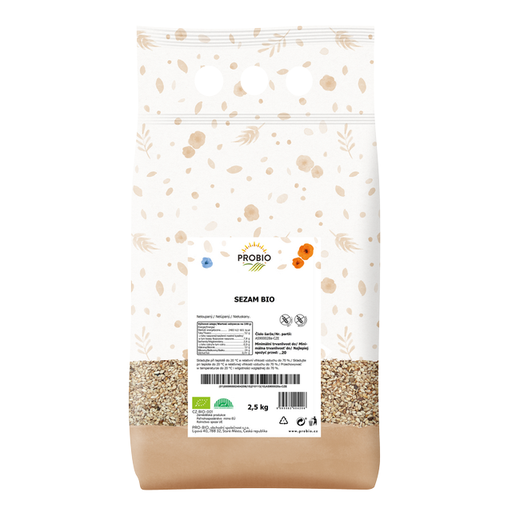 [PRO72011] Sezam (neloupaný) BIO 2,5 kg BIOHARMONIE 2.5 kg PROBIO