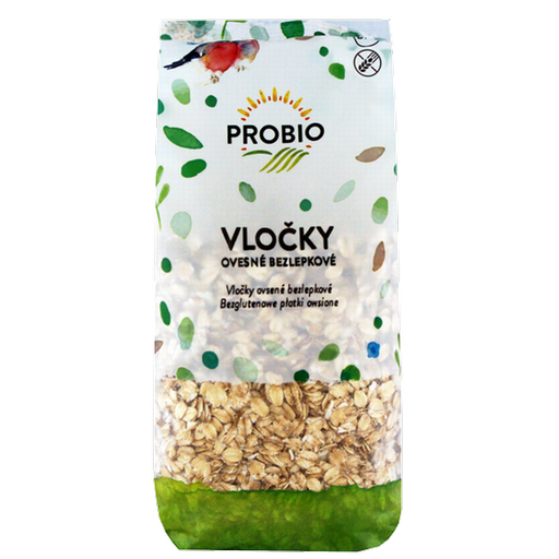 [P910174] Bezlepkové ovsené vločky BIO 500 g PRO-BIO