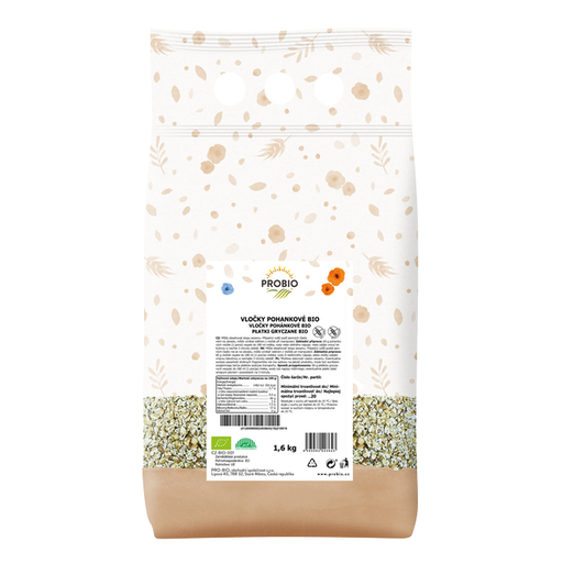 [P70520] GASTRO - Pohánkové vločky BIO 1.6 kg PROBIO