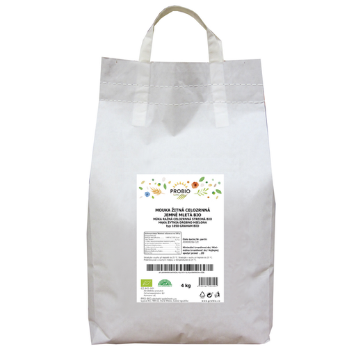 [P70217] GASTRO - Celozrnná ražná múka jemne mletá BIO 4 kg PROBIO