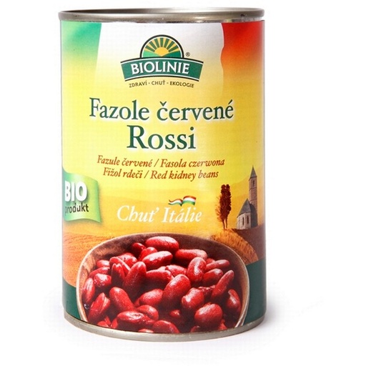 [P906511] Červené fazule Rossi sterilizované BIO 400 g PROBIO