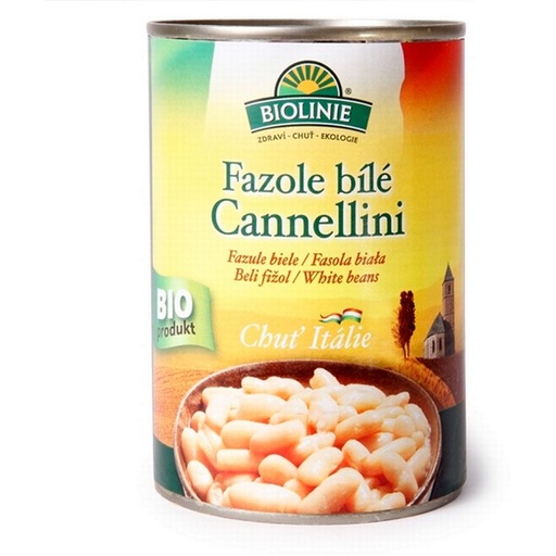 [P906513] Biela fazuľa Cannellini sterilizovaná BIO 400 g PROBIO