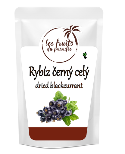 [00091-1] Čierne ríbezle sušené celé 500 g LES FRUITS DU PARADIS
