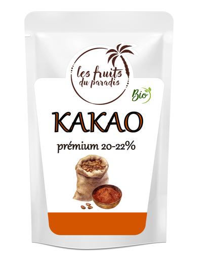 [00097-1] Kakaový prášok 20-22 % BIO 500 g LES FRUITS DU PARADIS