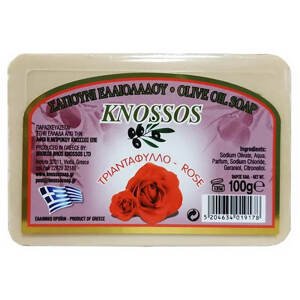 [NJ98143] Olivové mydlo RUŽA 100 g KNOSSOS