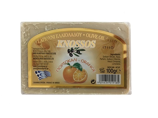 [KN004] Olivové mydlo -pomaranč 100 g KNOSSOS