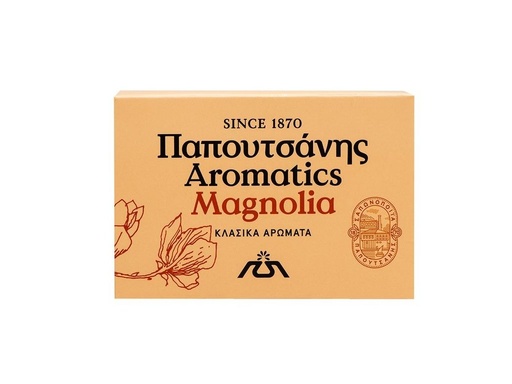 [KN219] Grécke aromatické tuhé mydlo magnólia 100 g PAPOUTSANIS