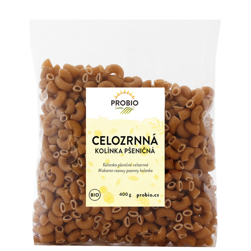 [PRO910217] Celozrnné cestoviny kolienka BIO 400 g PROBIO