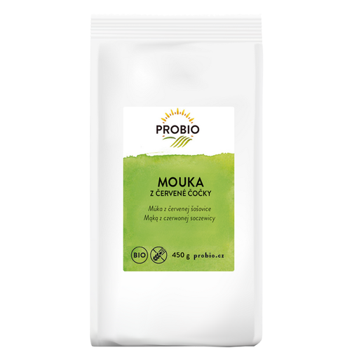 [PRO910031] Múka z červenej šošovice 450 g BIO PROBIO PROBIO
