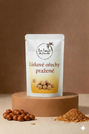 [00791-1] Lieskové orechy blanšírované pražené CZ 200 g LES FRUITS DU PARADIS