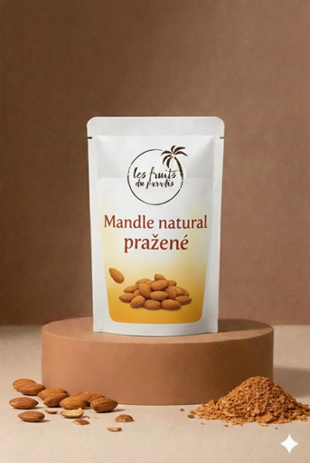 [00794-1] Mandle prírodné pražené CZ 500 g LES FRUITS DU PARADIS