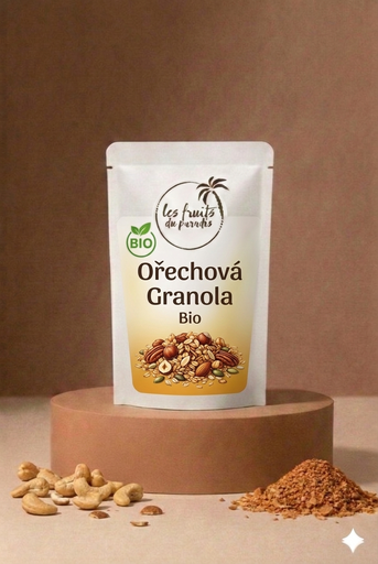 [00819-1] Orechová granola BIO 300 g LES FRUITS DU PARADIS
