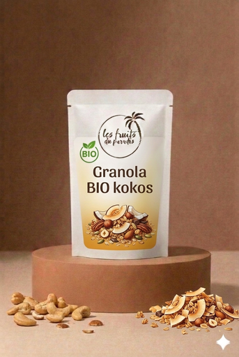 [00820-1] Kokosová granola BIO 300 g LES FRUITS DU PARADIS