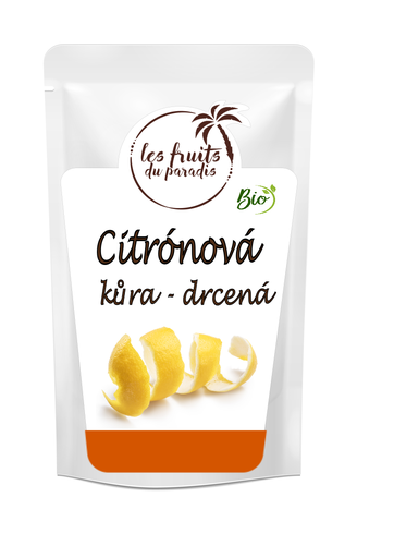 [720-1] Citrónová kôra rozdrvená BIO 150 g LES FRUITS DU PARADIS