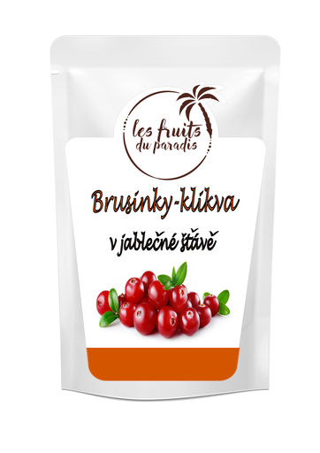 [556-1] Brusnice (klikva) sladené jablkovou šťavou 500 g LES FRUITS DU PARADIS